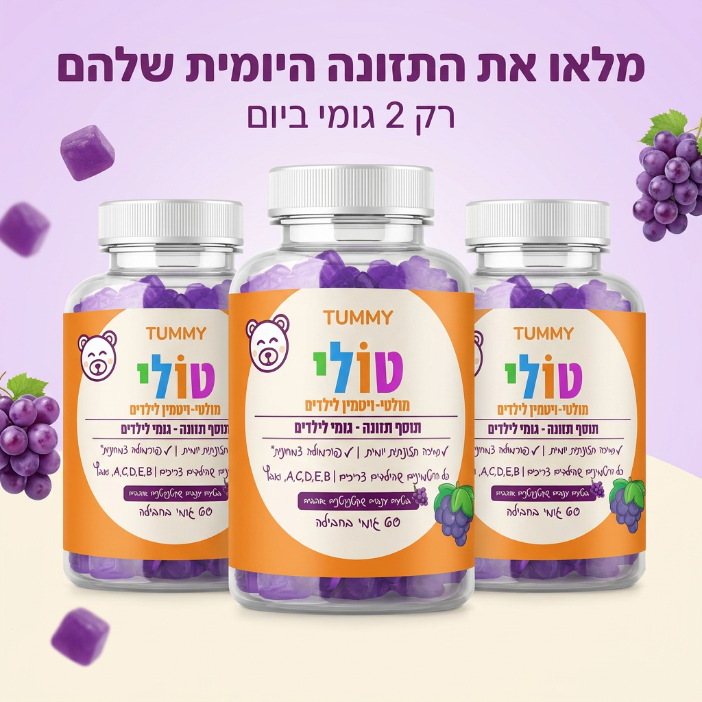 טולי - גומי מולטיויטמין לילדים